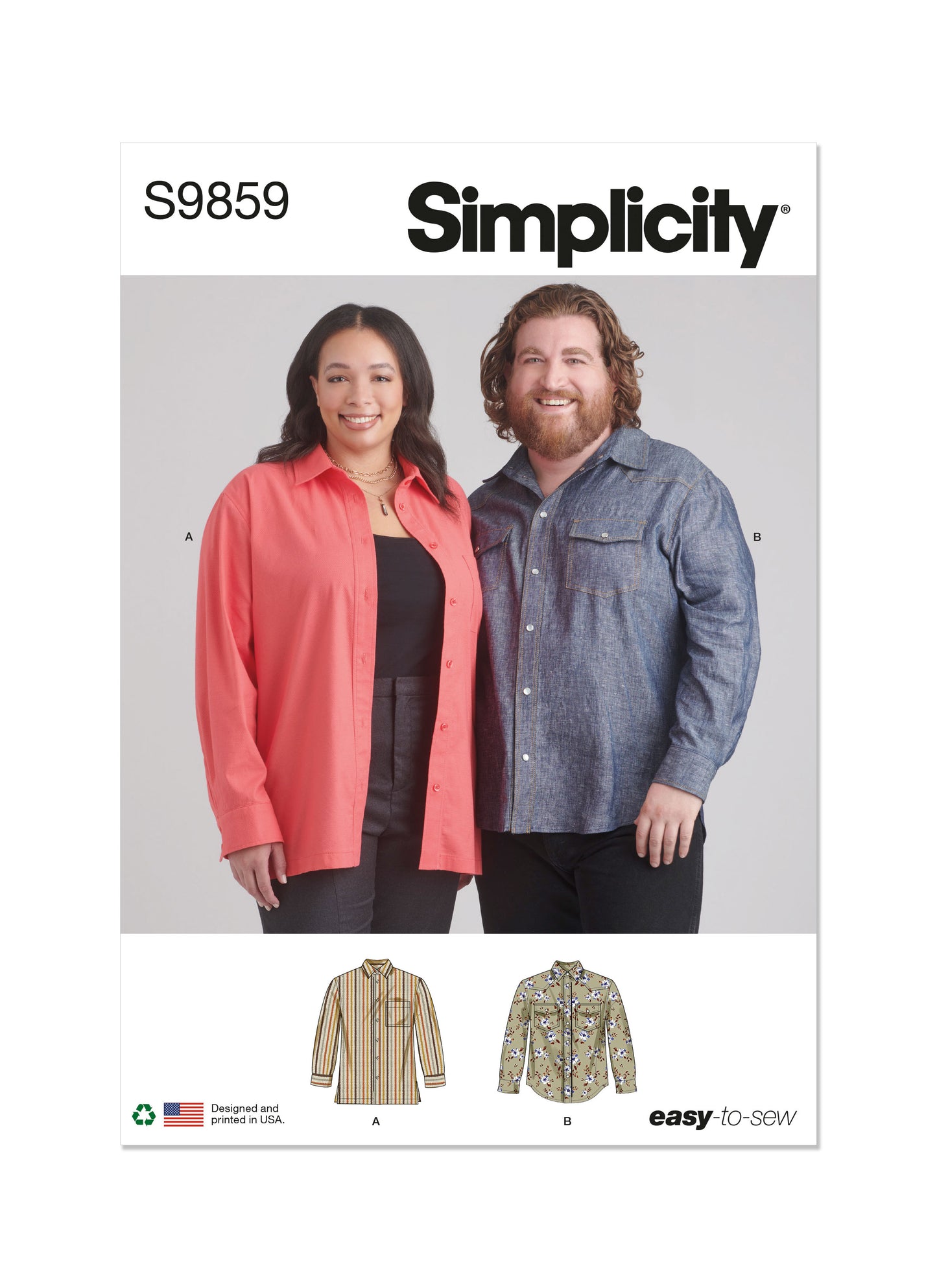 Simplicity Pattern 9859 Unisex Top Vest