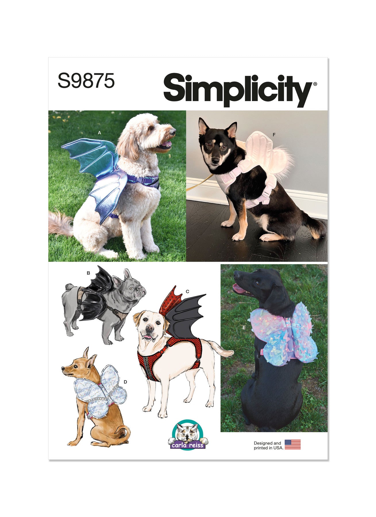Simplicity Pattern 9875 Dog Harness