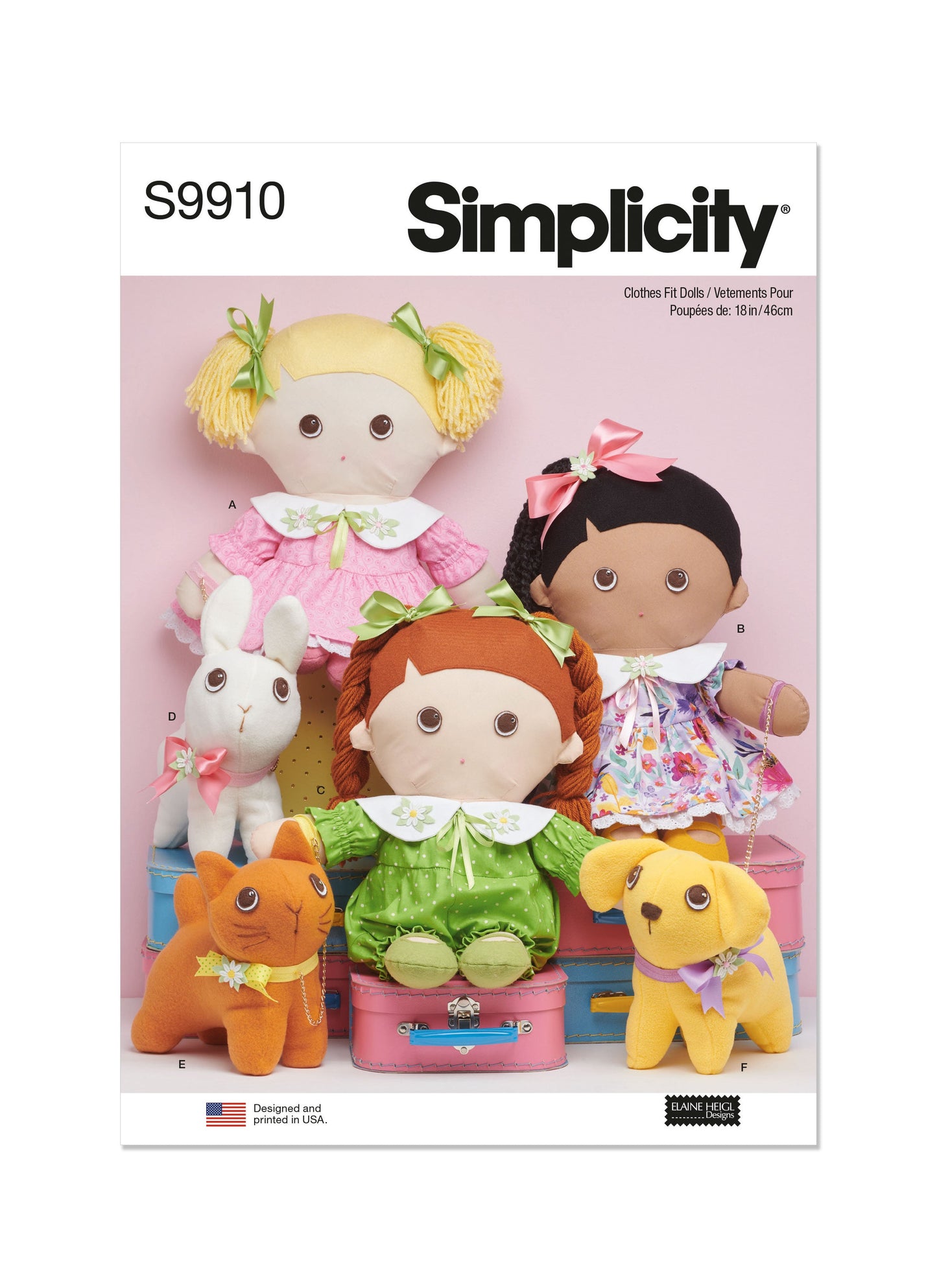 Simplicity Pattern S9910 Stuffed Craft