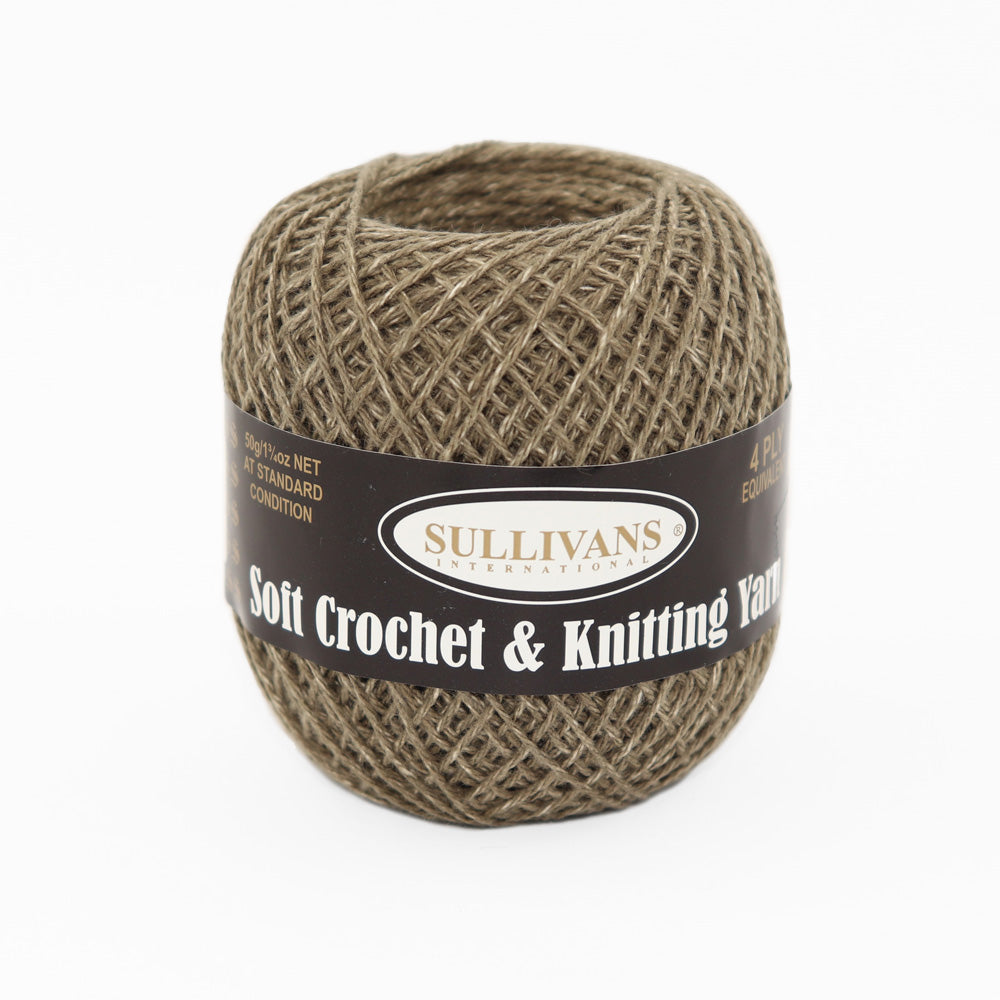Sullivans Soft 4ply Crochet and Knitting Yarn, 50g Rayon Yarn