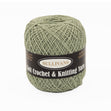 Sullivans Soft 4ply Crochet and Knitting Yarn, Sage- 50g Cotton Yarn