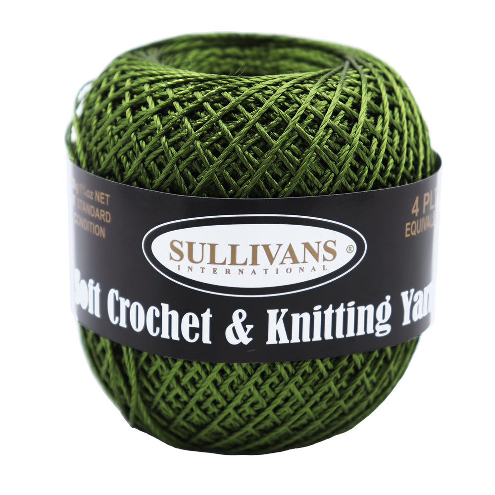 Sullivans Soft 4ply Crochet and Knitting Yarn, 50g Rayon Yarn