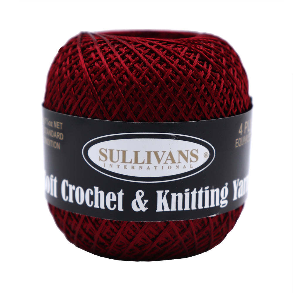 Sullivans Soft 4ply Crochet and Knitting Yarn, 50g Rayon Yarn