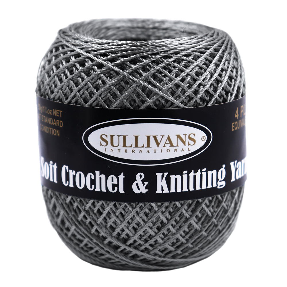 Sullivans Soft 4ply Crochet and Knitting Yarn, 50g Rayon Yarn