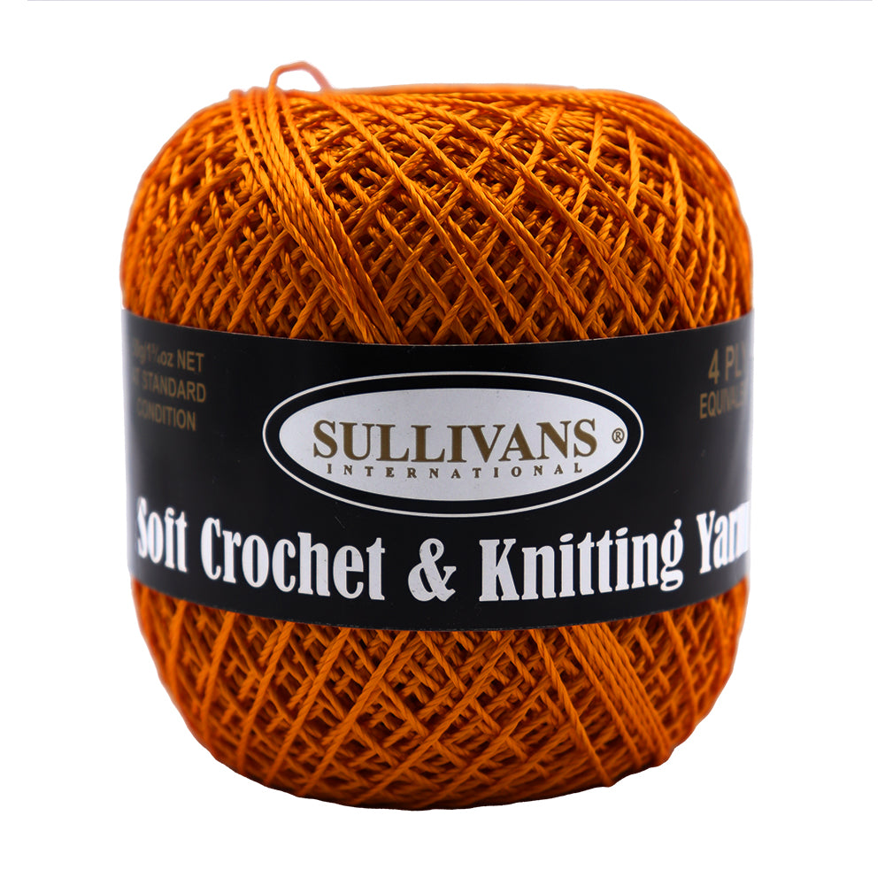 Sullivans Soft 4ply Crochet and Knitting Yarn, 50g Rayon Yarn