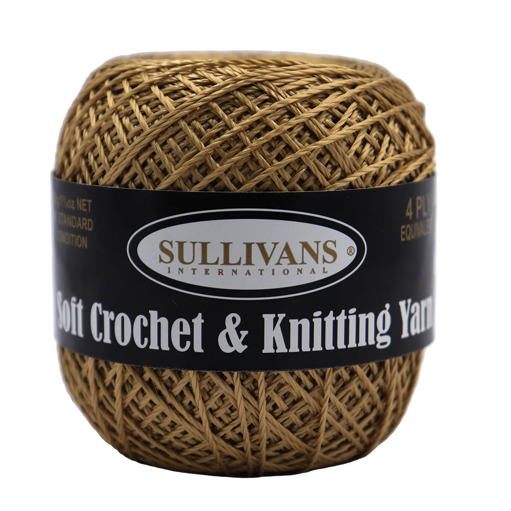 Sullivans Soft 4ply Crochet and Knitting Yarn, 50g Rayon Yarn