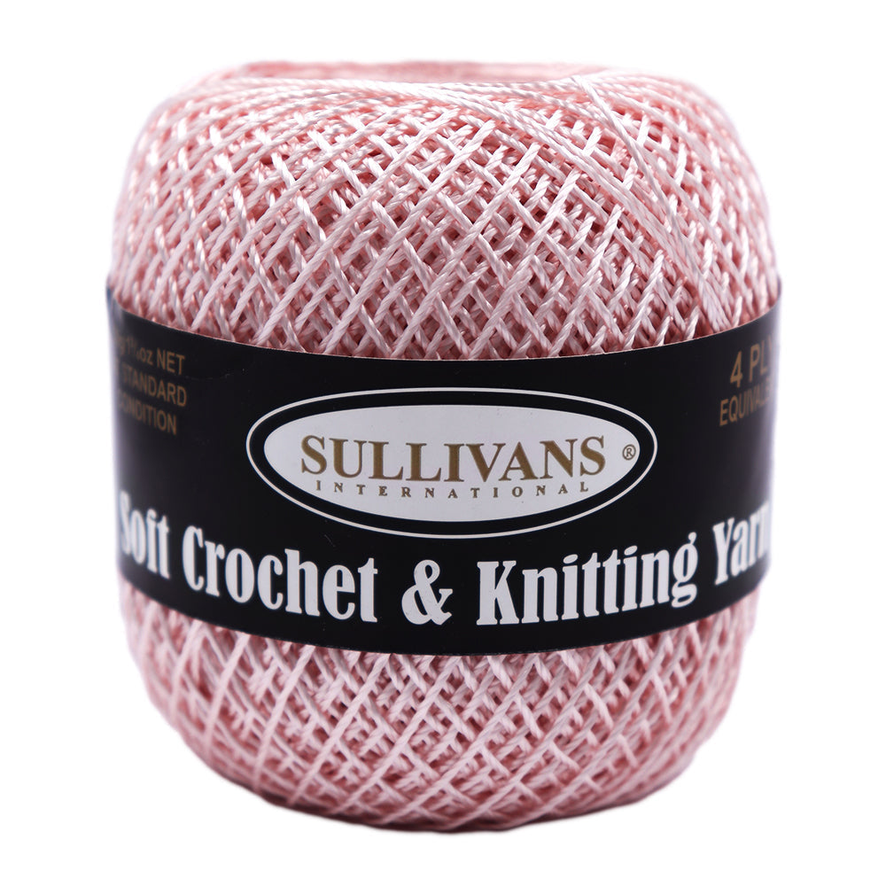 Sullivans Soft 4ply Crochet and Knitting Yarn, 50g Rayon Yarn