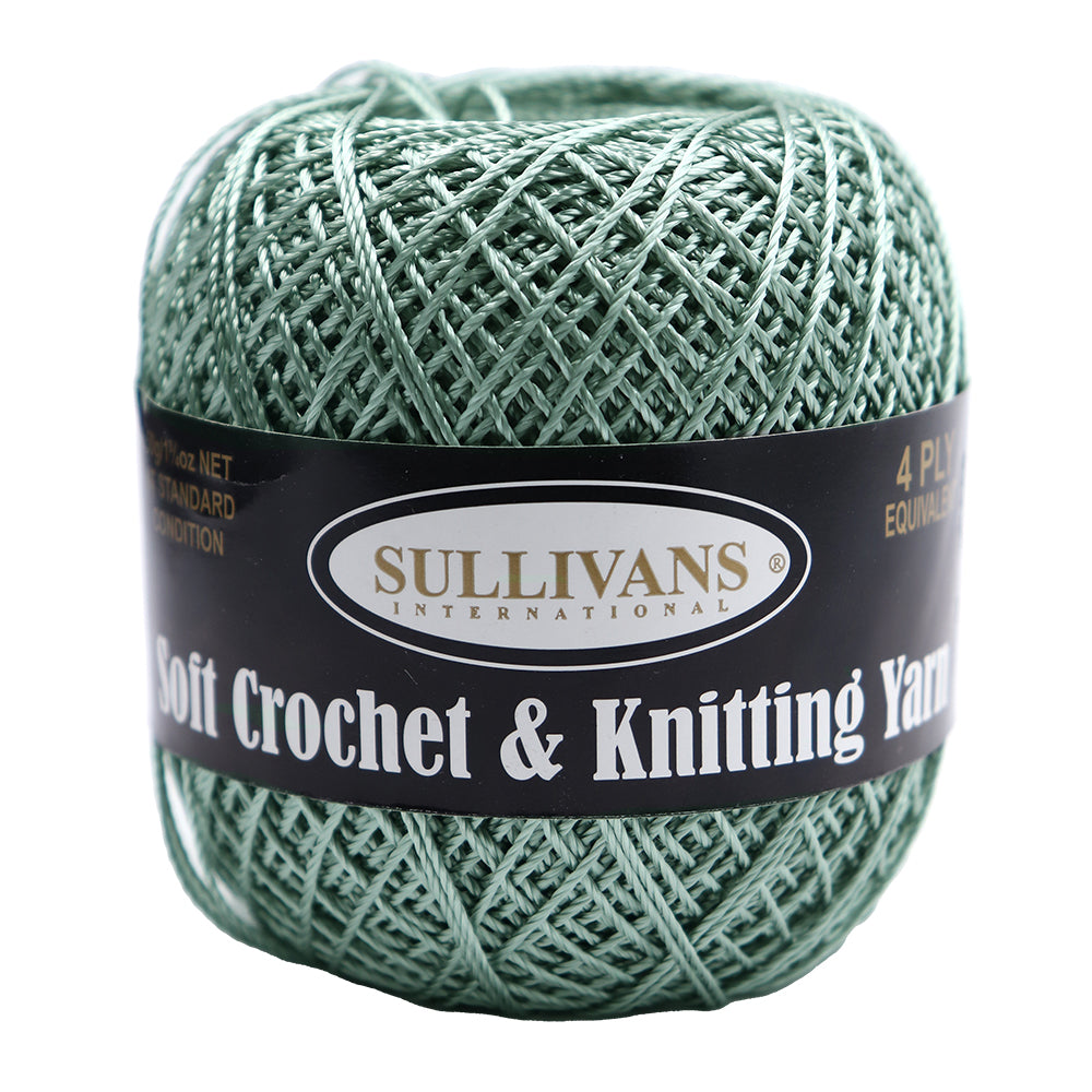 Sullivans Soft 4ply Crochet and Knitting Yarn, 50g Rayon Yarn