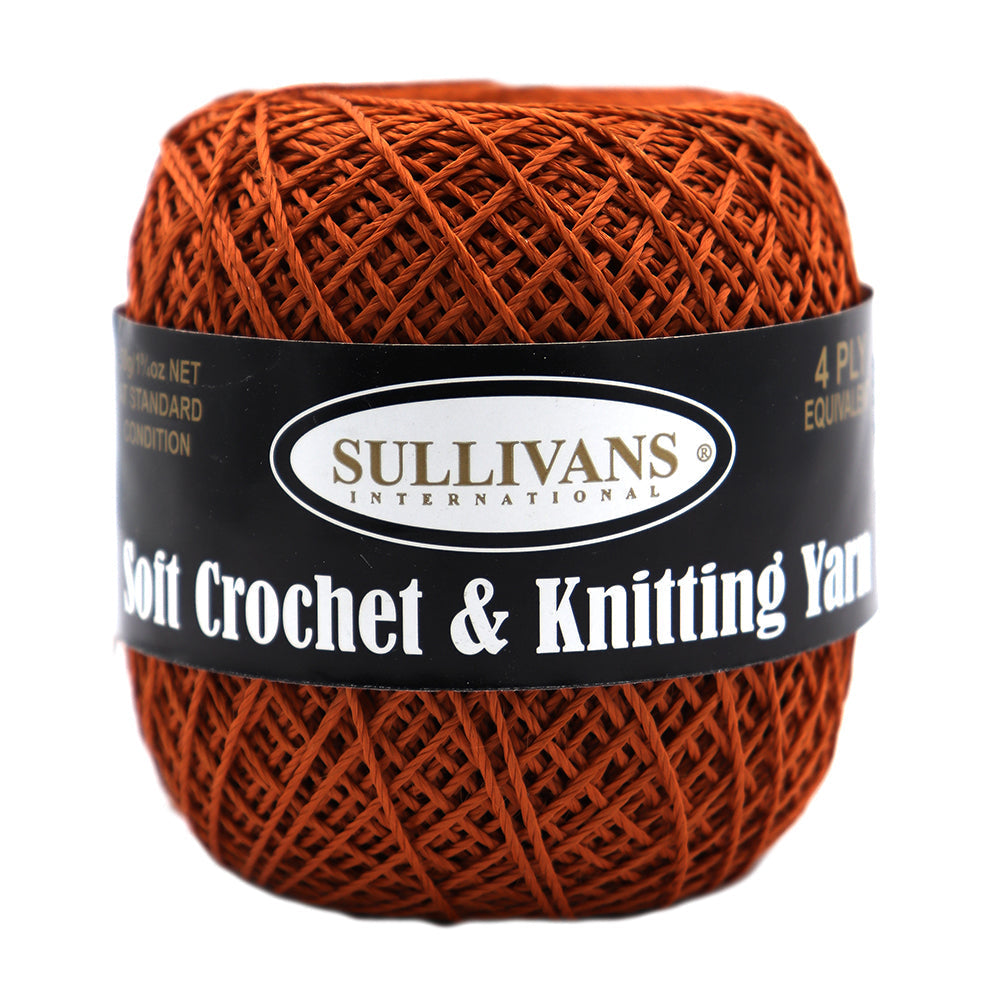 Sullivans Soft 4ply Crochet and Knitting Yarn, 50g Rayon Yarn