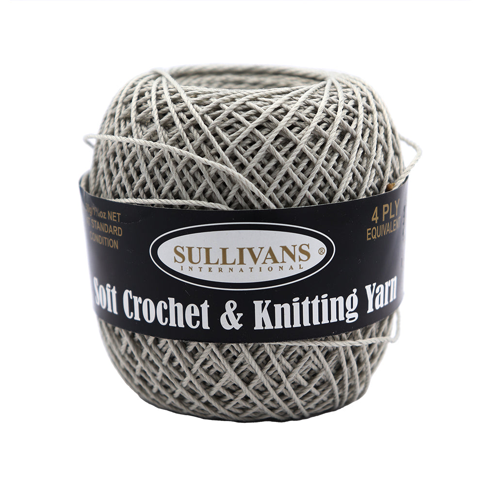 Sullivans Soft 4ply Crochet and Knitting Yarn, 50g Rayon Yarn