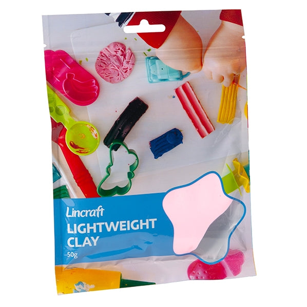 Lincraft Air Dry Clay, Red- 50g