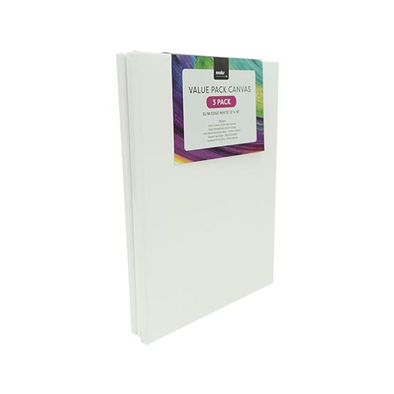 Makr Classic Slim Edge Canvas White