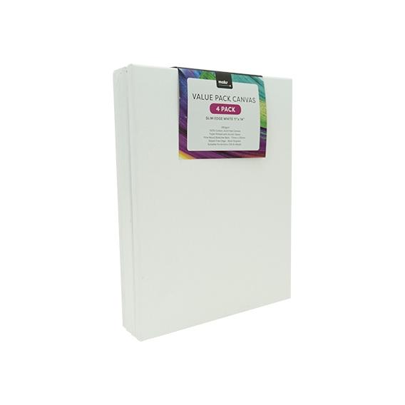 Makr Classic Slim Edge Canvas White
