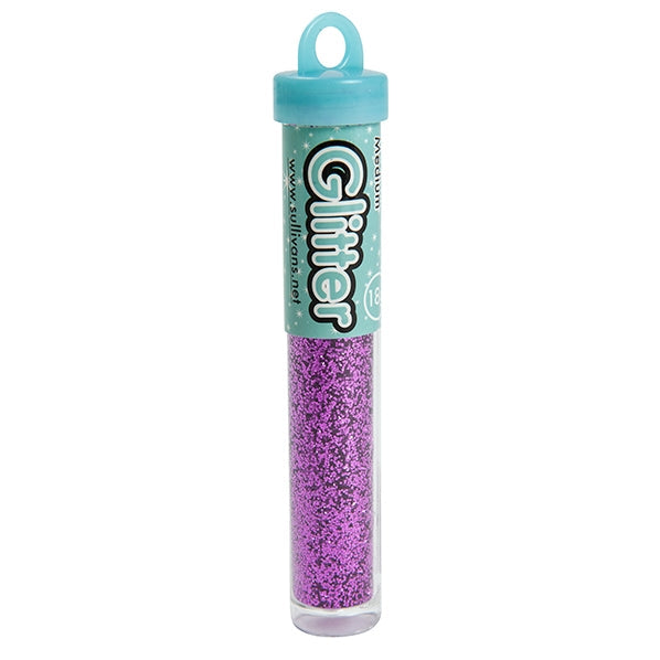 Sullivans Medium Glitter, Fuchsia- 18g