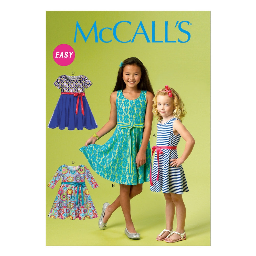 McCall's Pattern M6915 Chidren's/Girls' Dresses