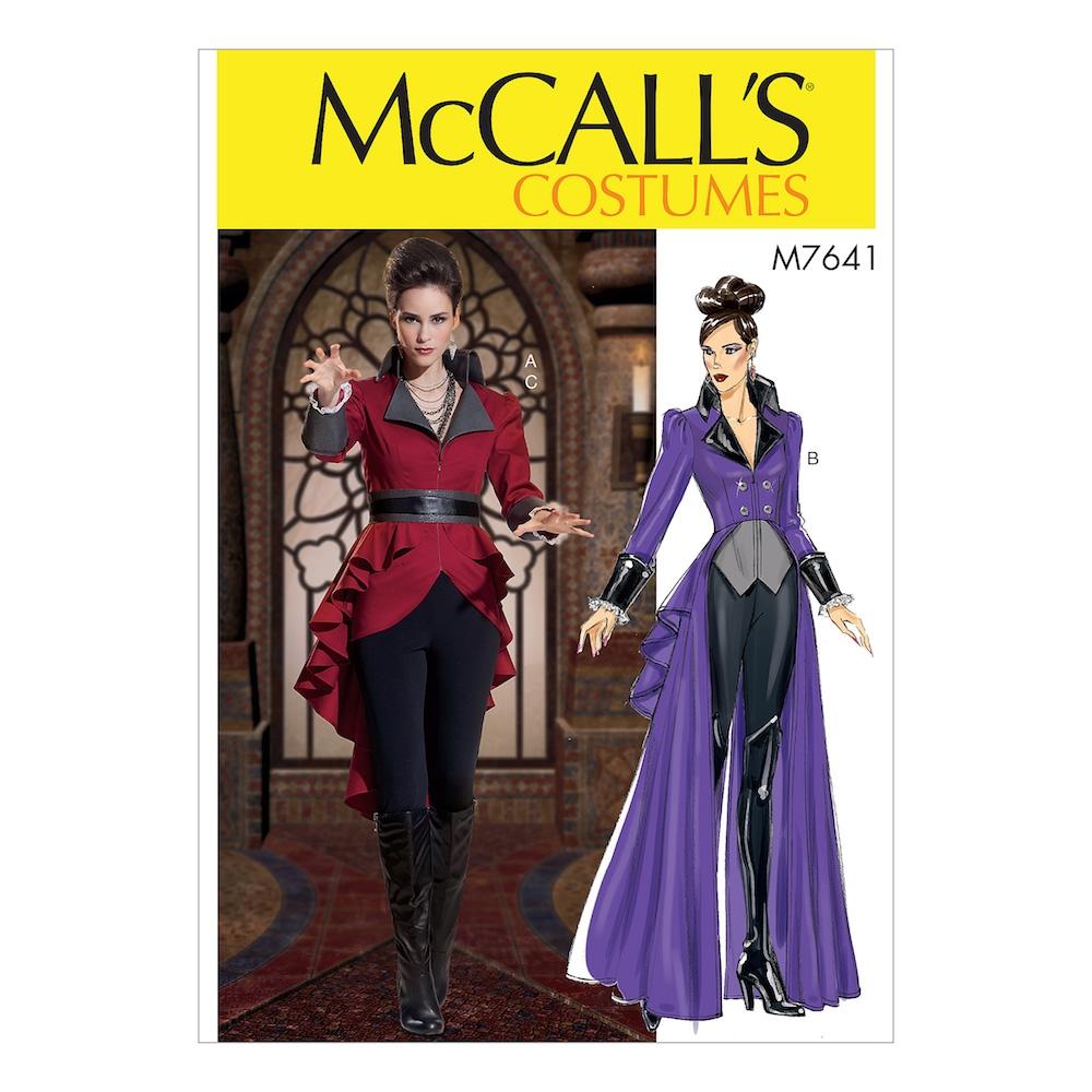 McCall's Pattern M7641 Misses' Jacket Costume with belt
