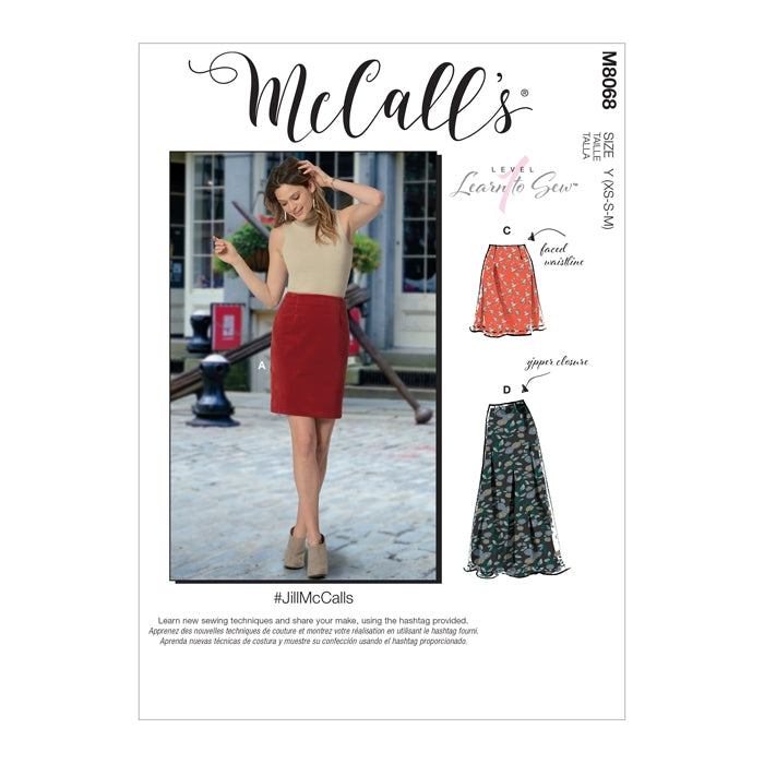 McCall's Pattern M8068 Y (XSM-SML-MED)