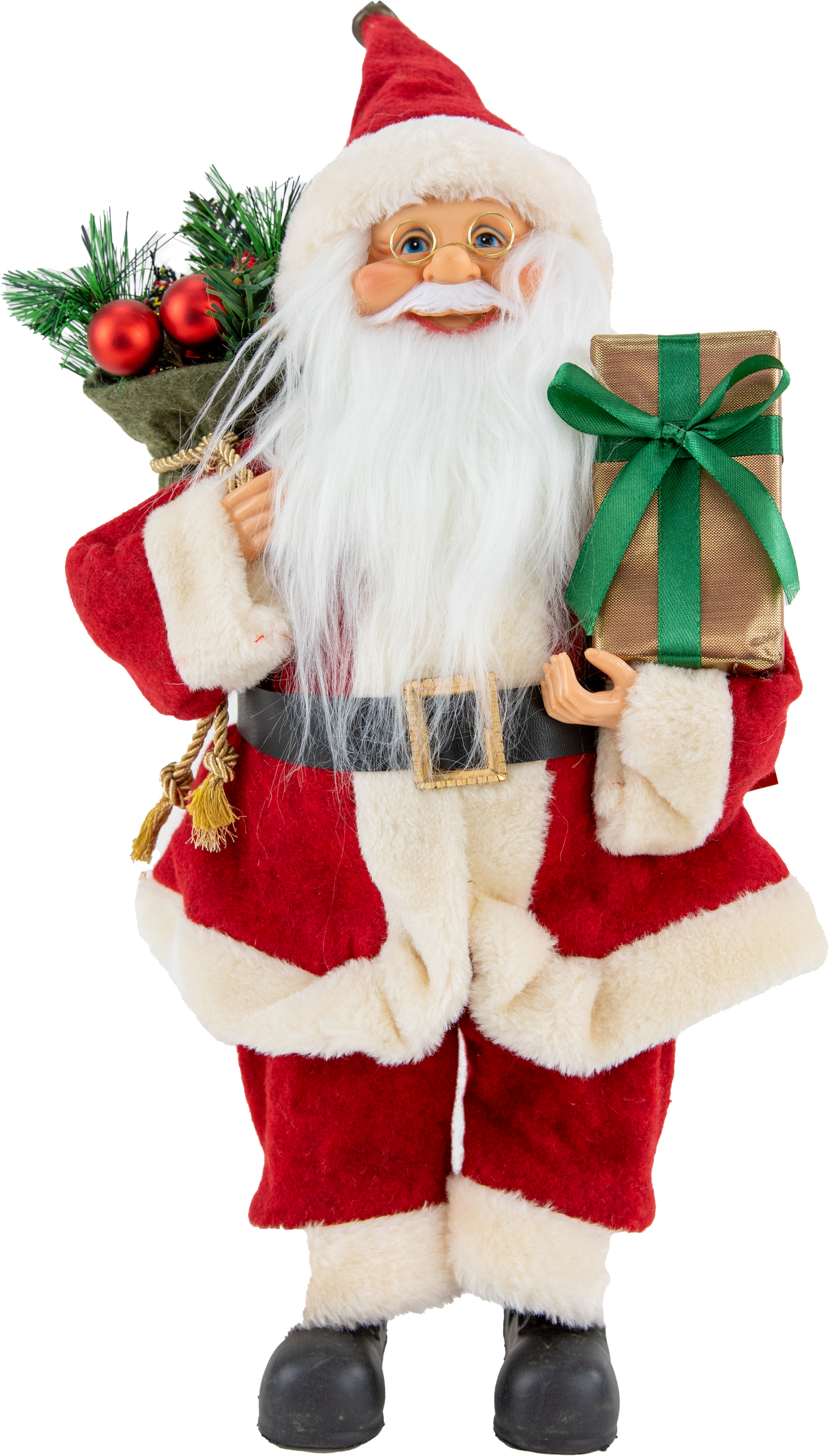 Christmas Standing Santa Figurine, 40cm