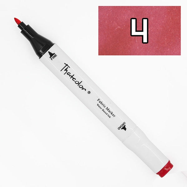 Thiscolor Double Tip Water-Based Fabric Markers
