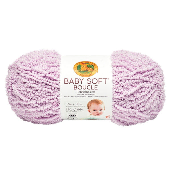 Lion Brand Baby Soft Boucle Crochet & Knitting Yarn, 100g Polyester Ya –  Lincraft