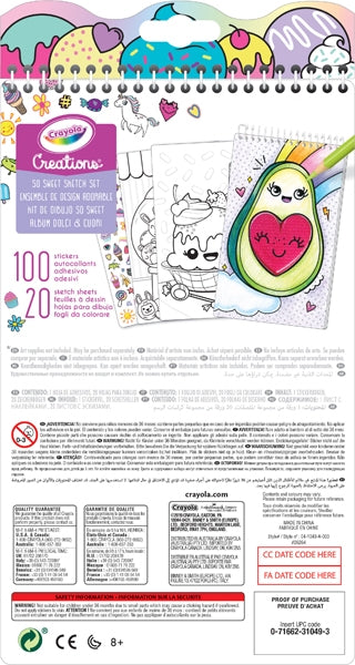 Crayola Creations So Sweet Sketch Set