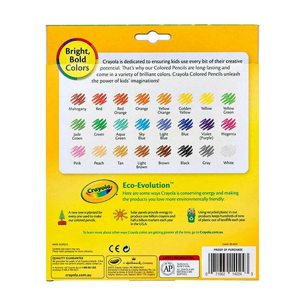 Crayola Colored Pencils- 24pk – Lincraft