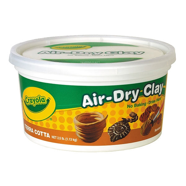 Crayola Air Dry Clay, Terracotta- 1.13kg – Lincraft