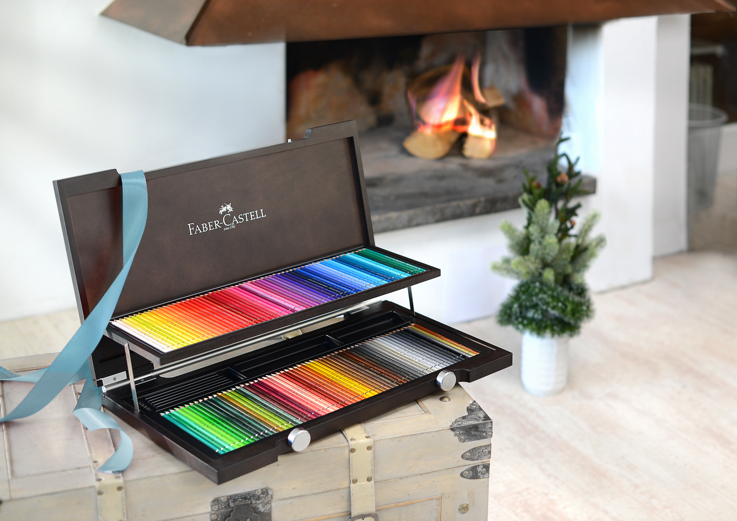 Faber Castell Albrecht Durer Artists Watercolour Pencils Assorted In Wooden Case Of 120