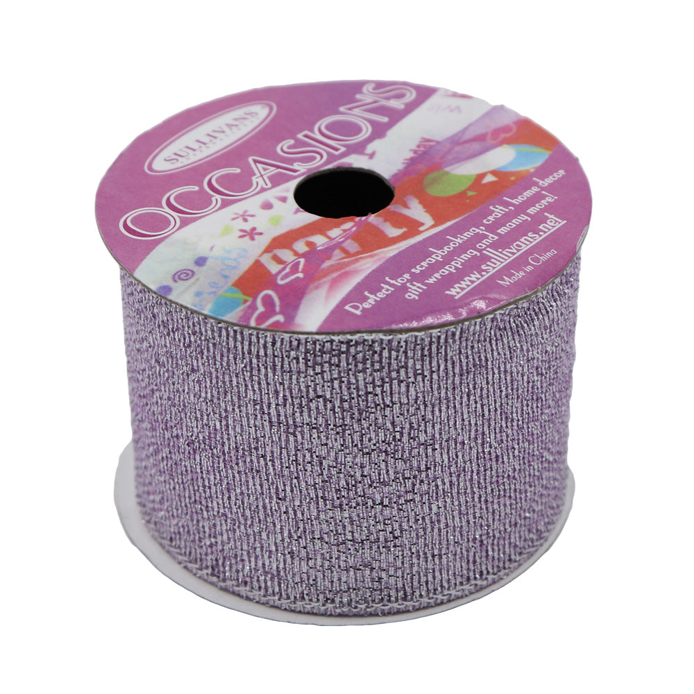 Sullivans Organza, Lilac Silver Metallic- 38mmx4m