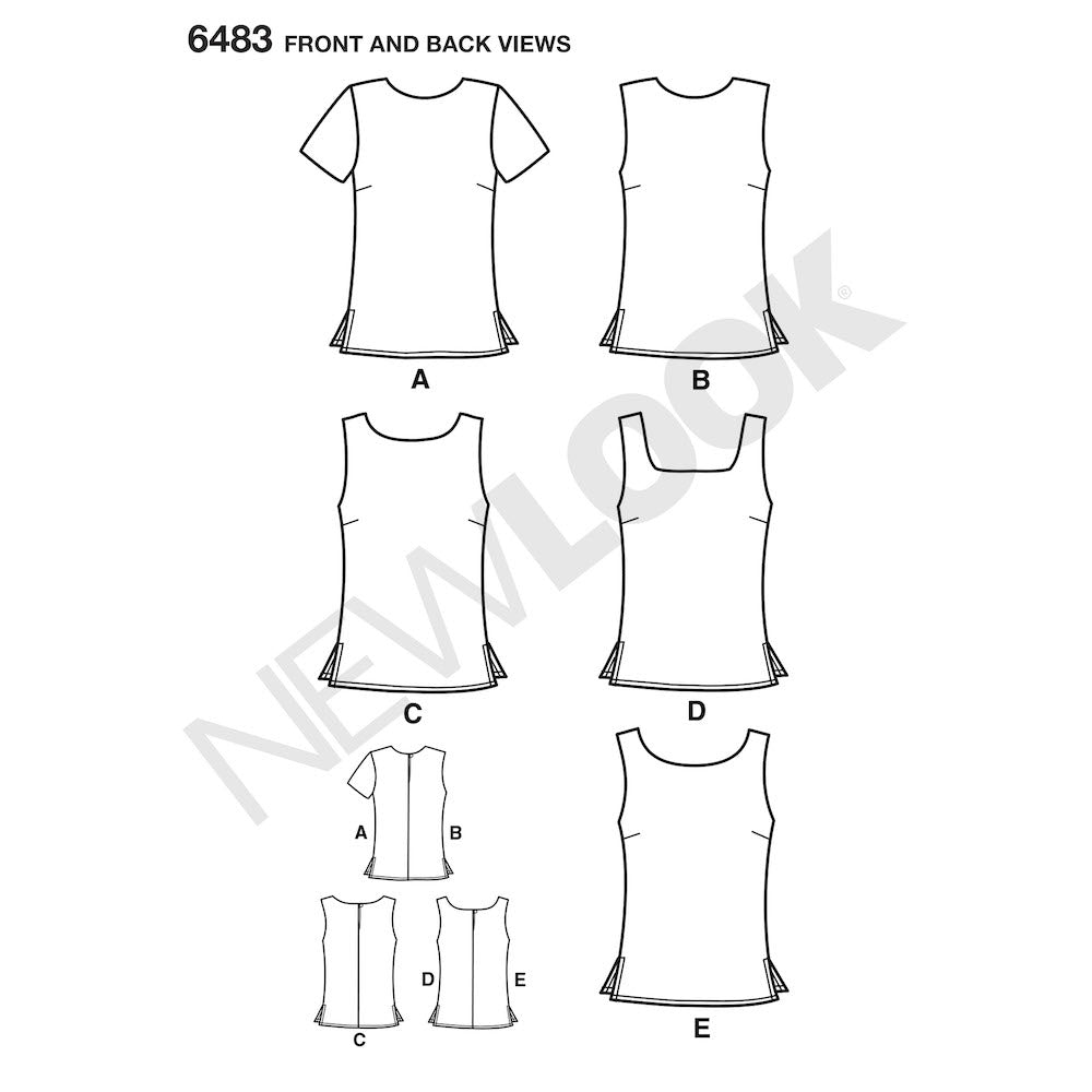 Newlook Pattern 6447 Misses' Dresses