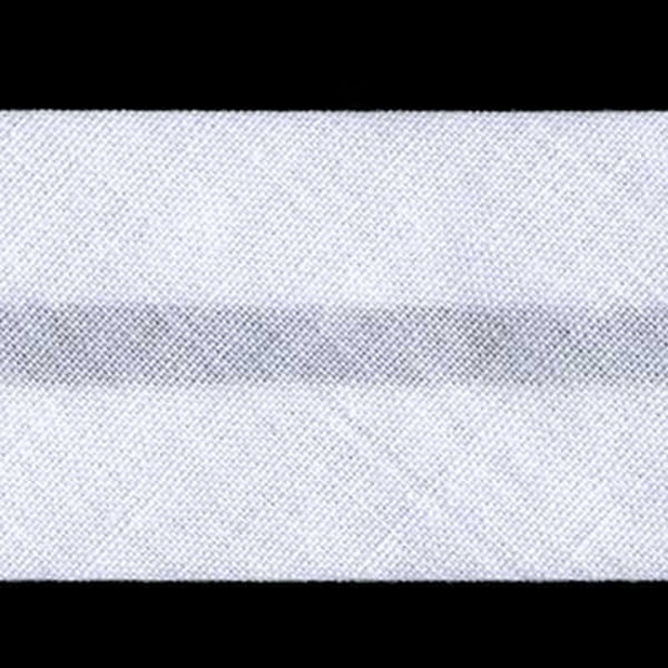 Sullivans Bias Polycotton, White- 12mm