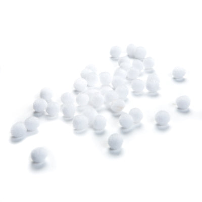 Sullivans Pom Poms, White