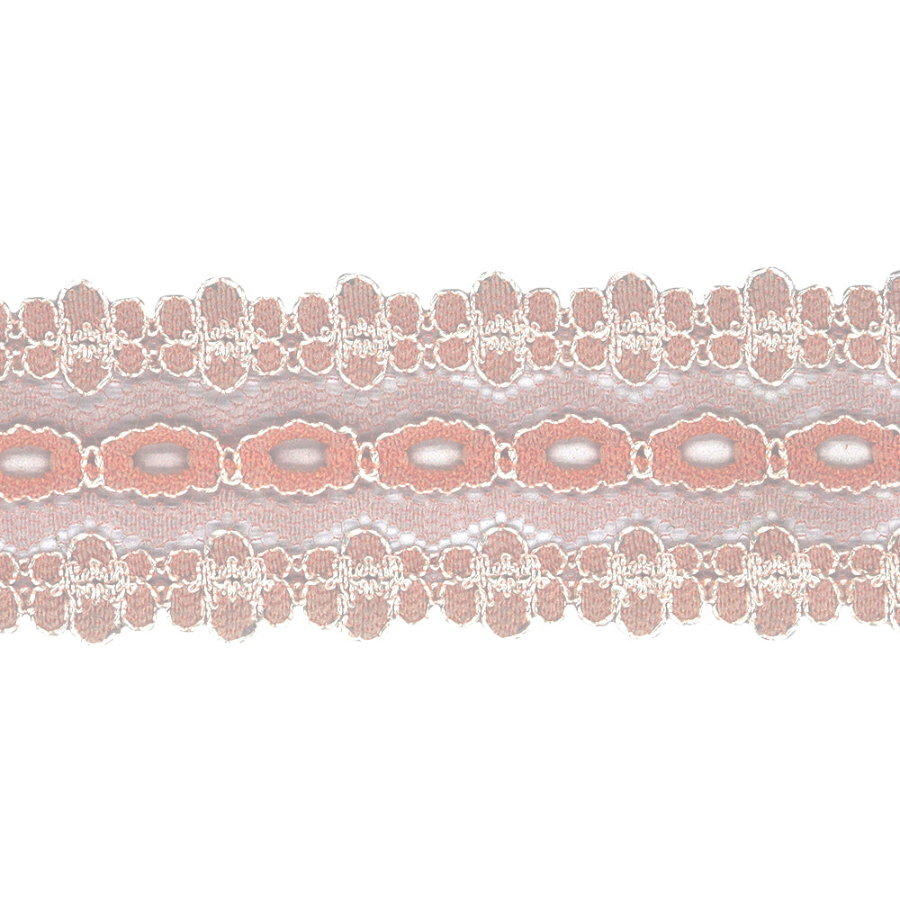 Sullivans Lace Eyelet, Dusty Pink- 35mm x 5m