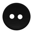 Sullivans Plastic Button 2 Hole, Black- 37 mm