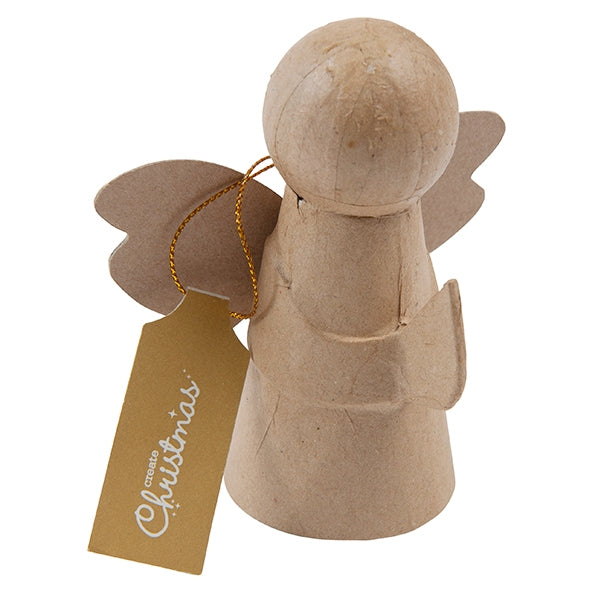 Christmas Paper Mache DIY, Angel Ornament