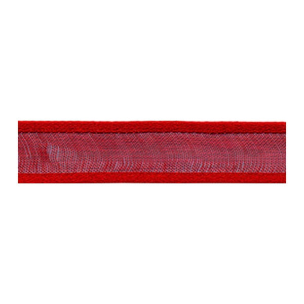 Sullivans Organza Satin Edge, Red- 12mm