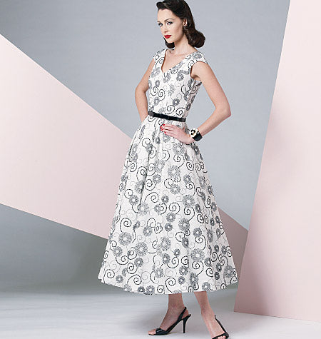  Vogue Patterns Petite Dress, 14-16-18-20-22, Orange : Arts,  Crafts & Sewing