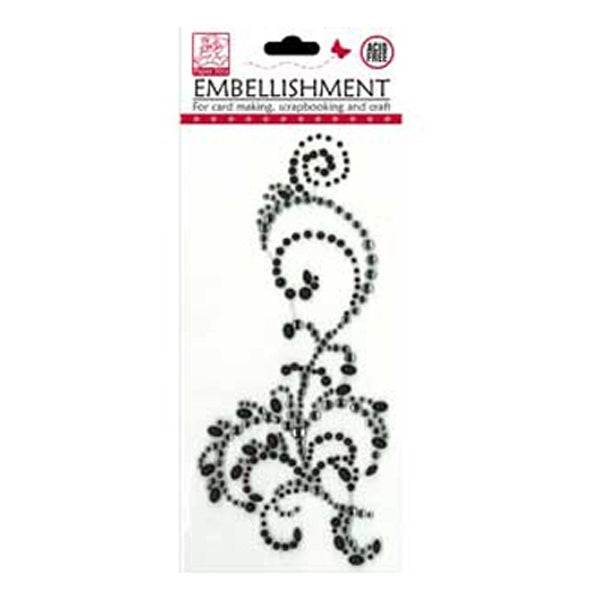 Sullivans Bling Florish, Silver/Black