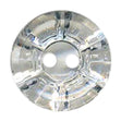 Sullivans Plastic Button 2 Hole, Clear- 13 mm