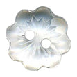 Sullivans Plastic Button 2 Hole, Clear Flower- 13 mm