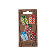 Carded Buttons, Wood Gifts- 5pk