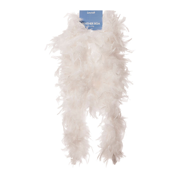 Feather Boa, White- 2m – Lincraft