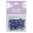 6-10mm Glass Funky  Beads, Purple- 30pc- Sullivans