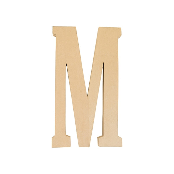 Makr Paper Mache, Jumbo Letter M- 60cm
