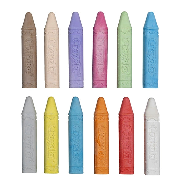 Crayola Washable Sidewalk Chalks, 12pk