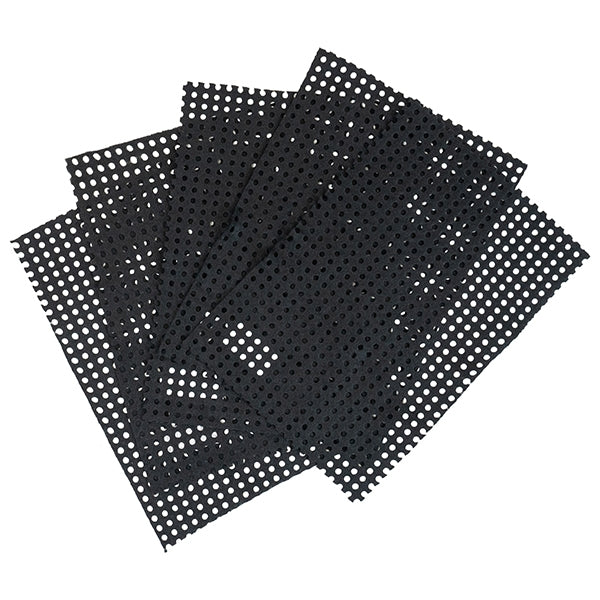 Arbee Diecut Felt Sheets, Dot Black- 10pk