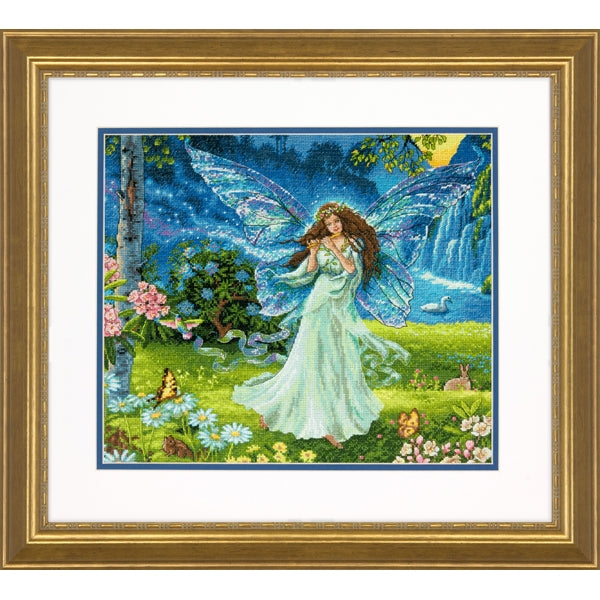 Fall top Fairy GOLD COLLECTION Cross Stitch Kit by Dimensions