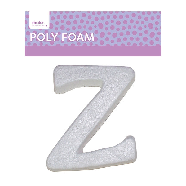 Makr Polyfoam, Uppercase Z- White