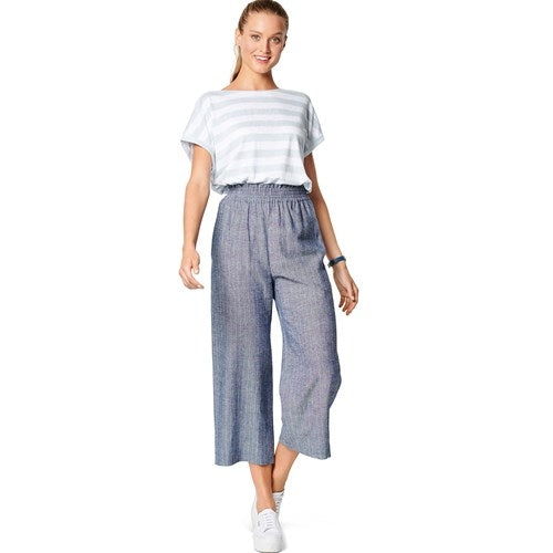 Burda Pattern X06229 Misses' Pull-on Pants (6-16)