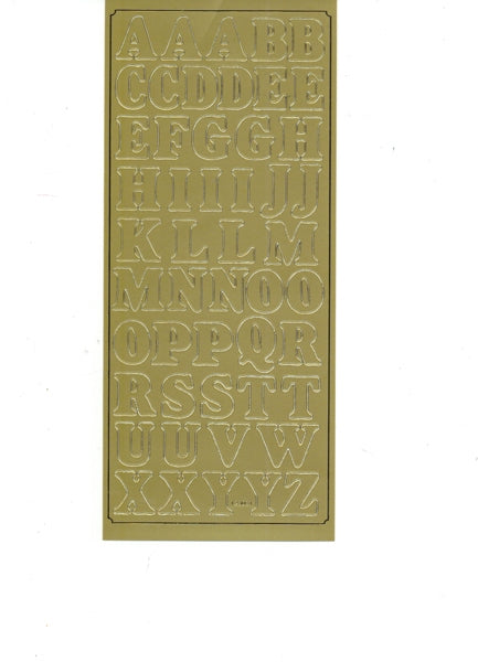 Nylon Golden Foil Stickers